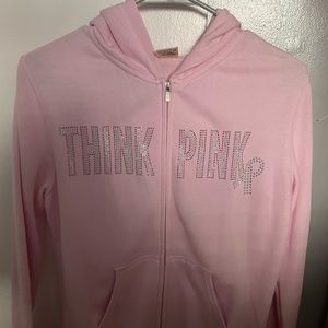 Think Pink Cancer awareness hoodie .Never worn brand new .